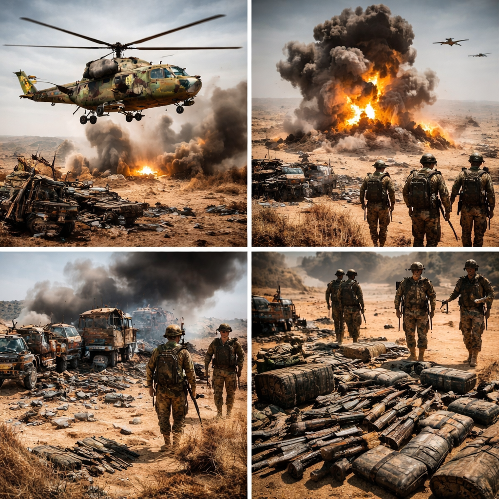 Mali : les FAMa frappent fort à Ménaka, plus de 50 terroristes neutralisés